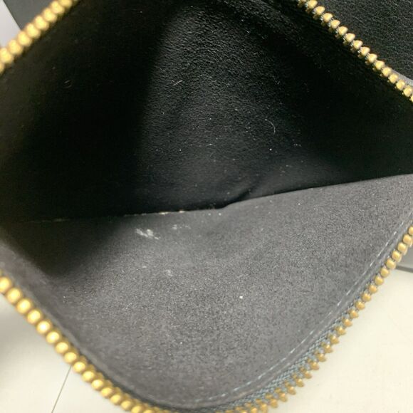 Aritzia Auxiliary Black Leather Tote Bag Purse Carry All + Coin Purse EUC - Picture 13 of 16